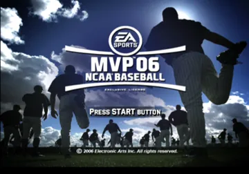 MVP 06 NCAA Baseball screen shot title